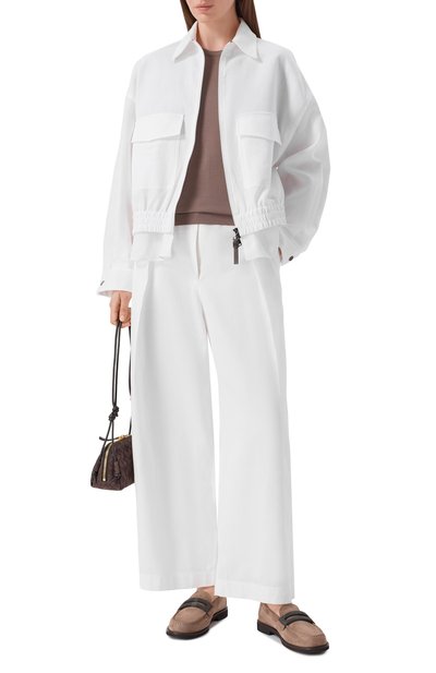 Хлопковые брюки BRUNELLO CUCINELLI, арт. MQ986FW999, фото 2