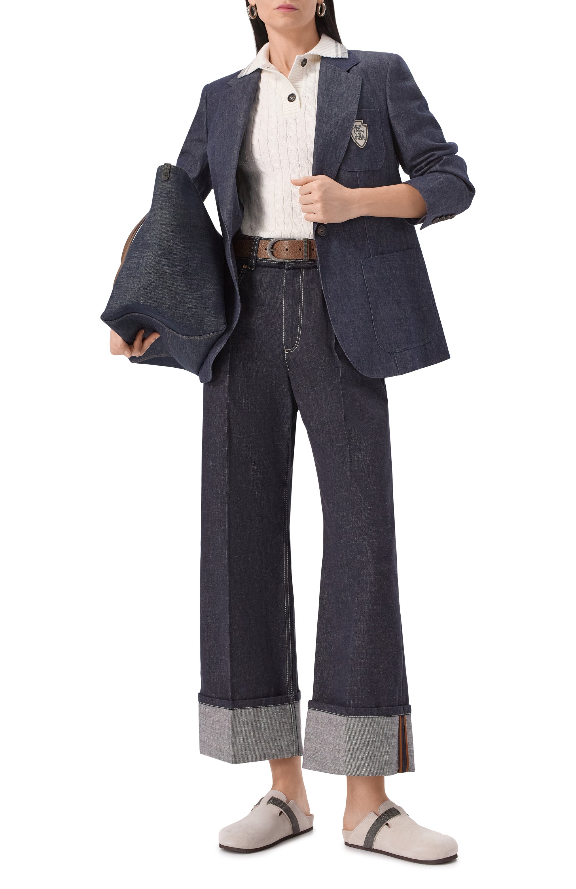 Хлопковый жакет BRUNELLO CUCINELLI, арт. MA7827335, фото 2