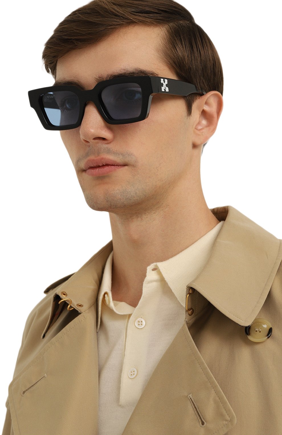 Солнцезащитные очки OFF-WHITE, арт. VIRGIL/BLACK BLUE, фото 3