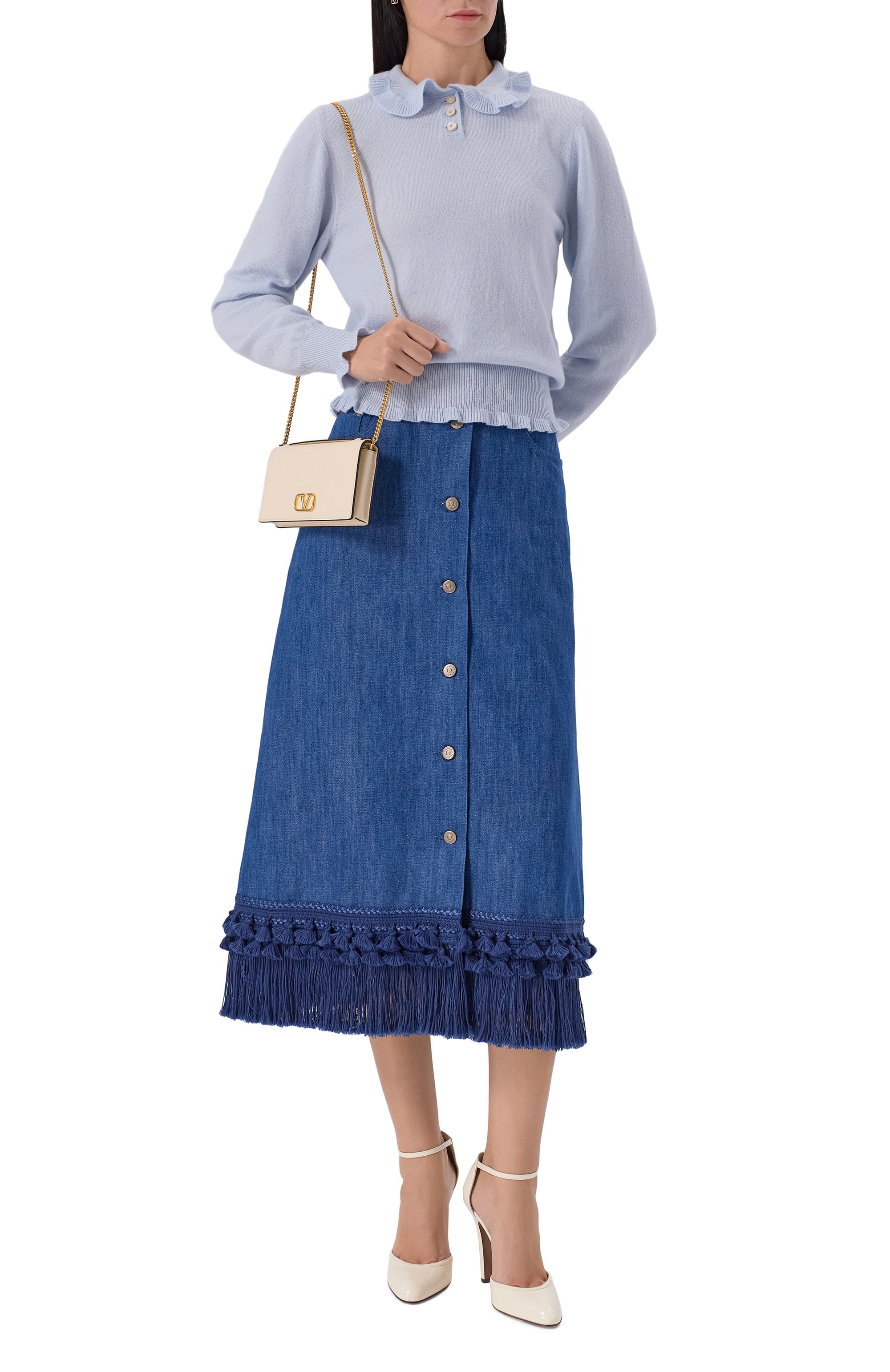 Кашемировое поло VALENTINO, арт. 7B3KC65K/9ER, фото 2