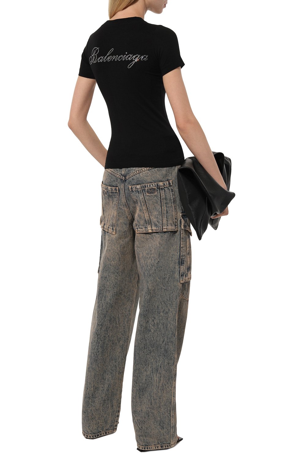 Хлопковая футболка BALENCIAGA, арт. 768075/TPVP6, фото 2