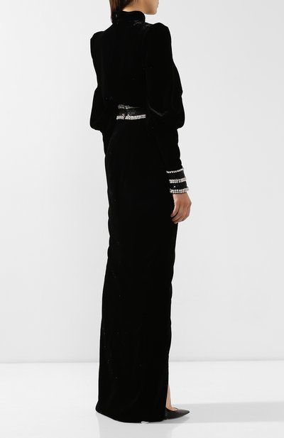 Платье BALMAIN черного цвета по цене 597500 руб., арт. SF16860/V052, фото 4 Платье BALMAIN, арт. SF16860/V052, фото 4