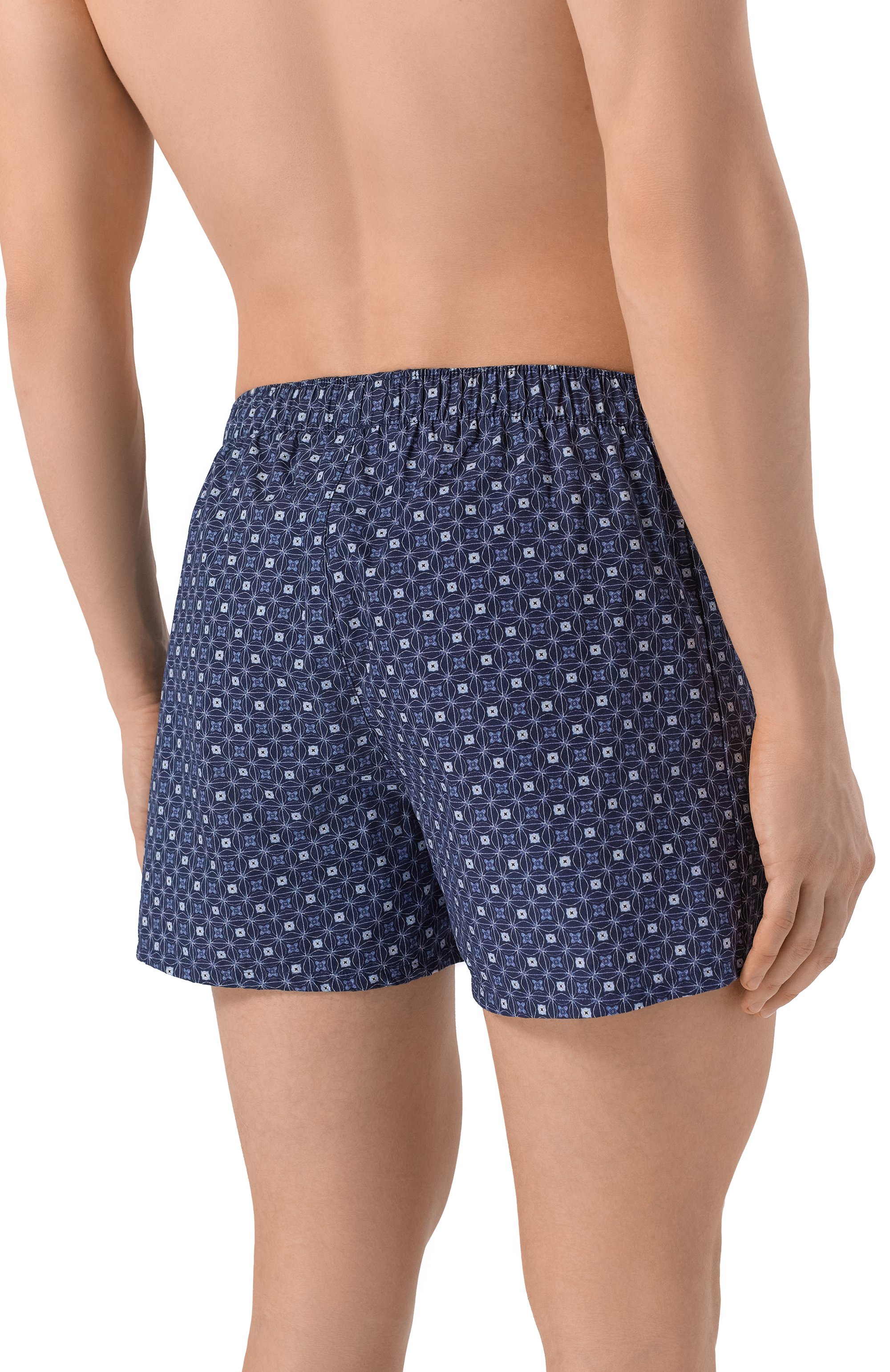 Хлопковые боксеры HANRO темно-синего цвета по цене 7880 руб., арт. 074013, фото 3 Хлопковые боксеры HANRO, арт. 074013, фото 3