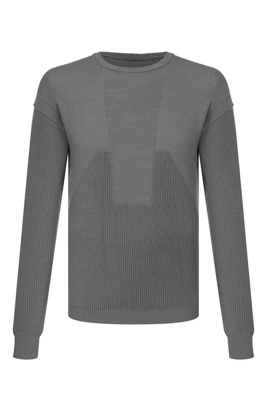 Шерстяной свитер Rick Owens RU01F2615/KWVH Серый RU01F2615/KWVH