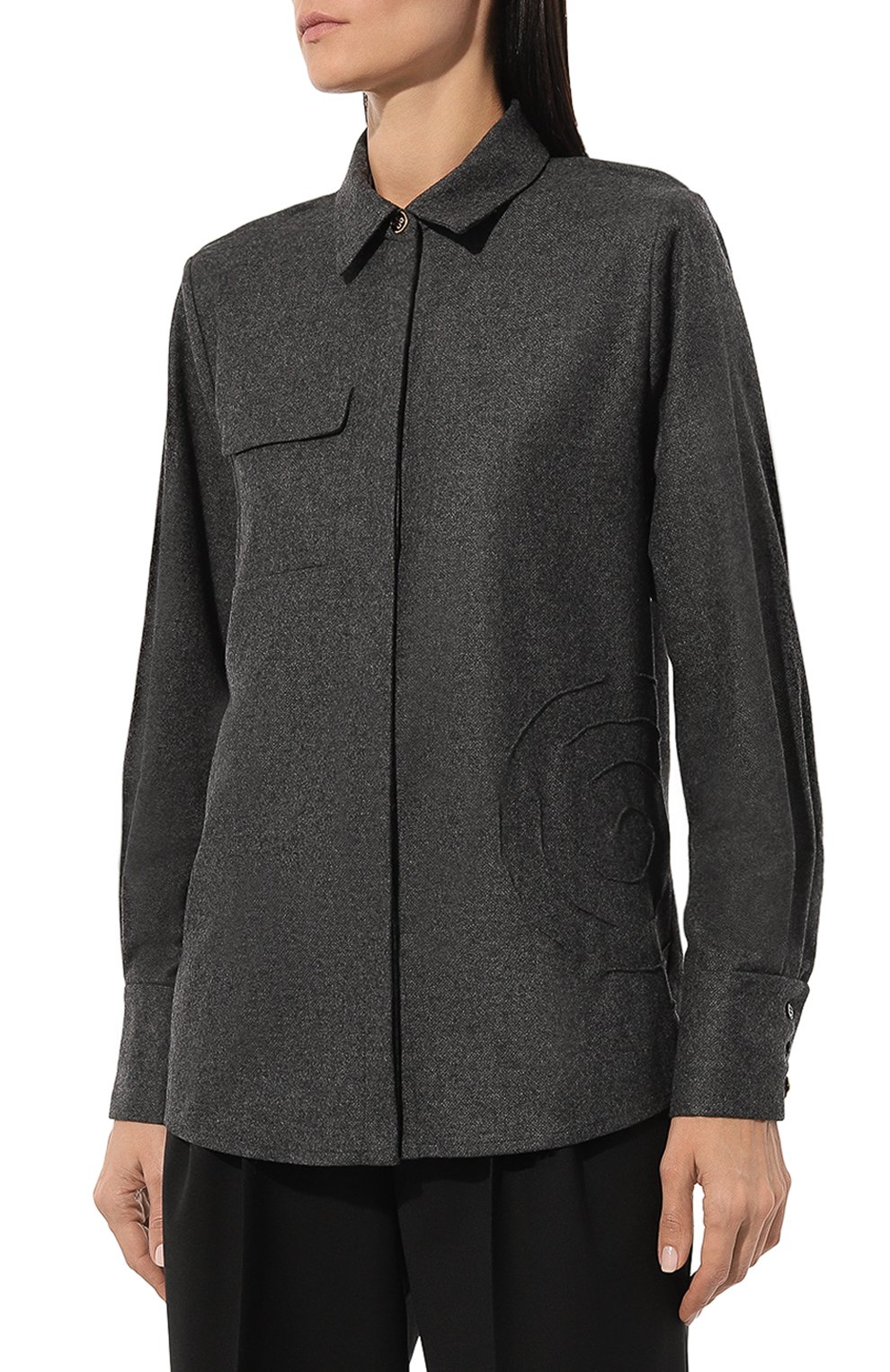 Рубашка из шерсти и кашемира AND THE BRAND, арт. SH001-2007-991-S24, фото 3