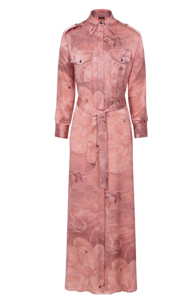 Женское атласное платье KITON, арт. D47321K0873G05