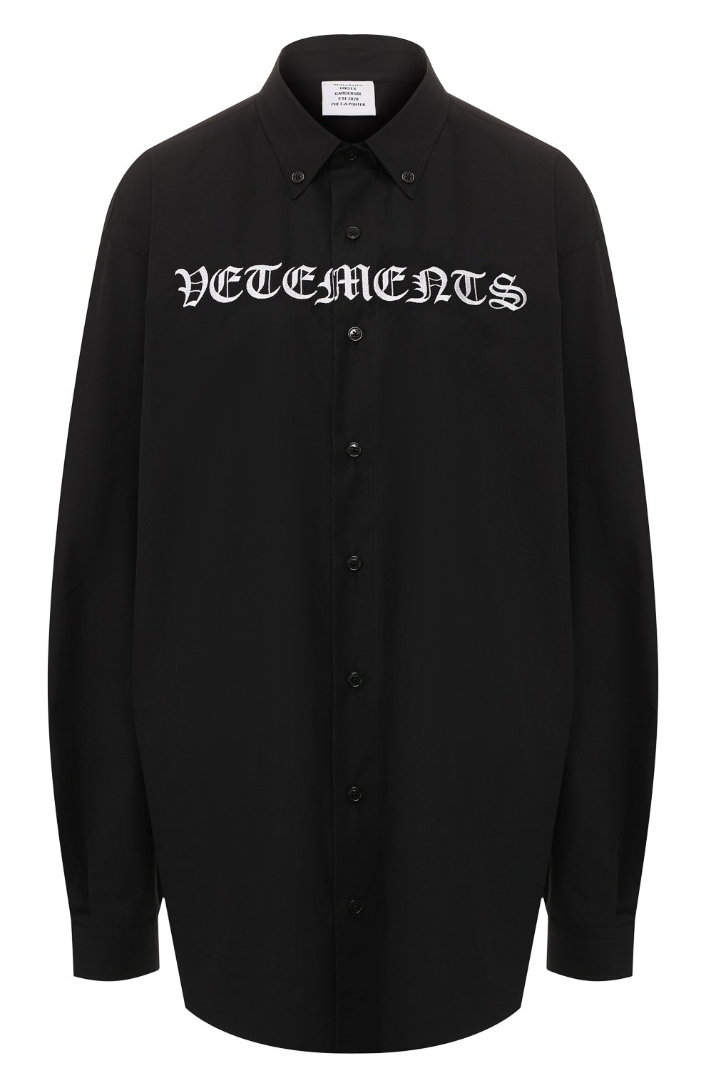 Хлопковая рубашка VETEMENTS, арт. SS20SH285 1006/M, фото 1