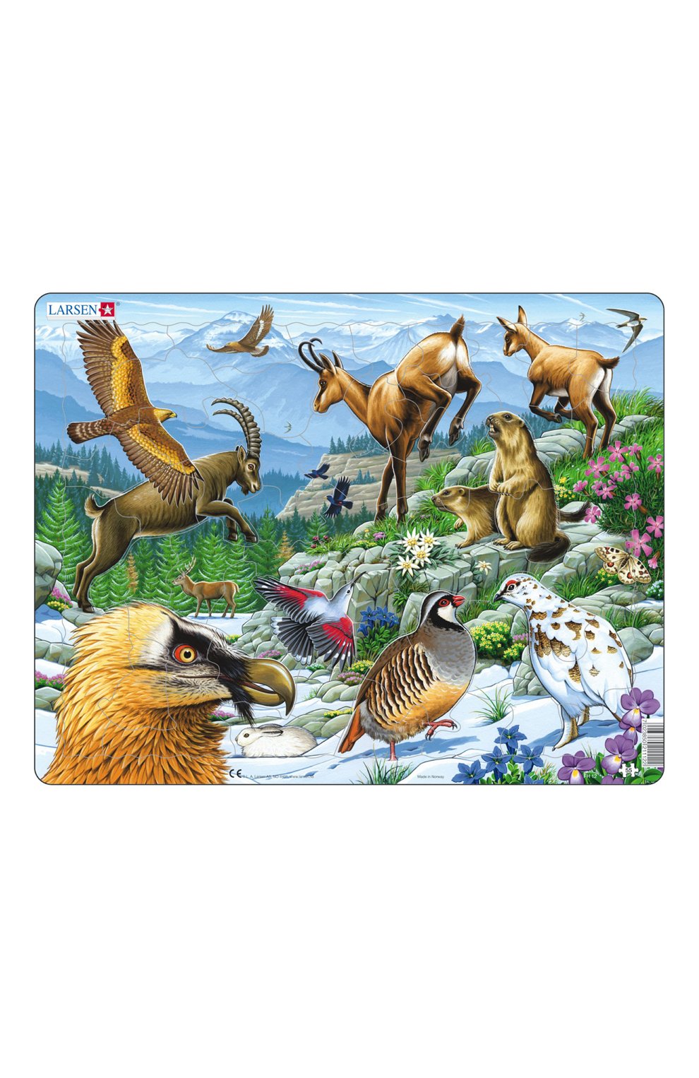 Пазл альпы LARSEN, арт. FH12, фото 1