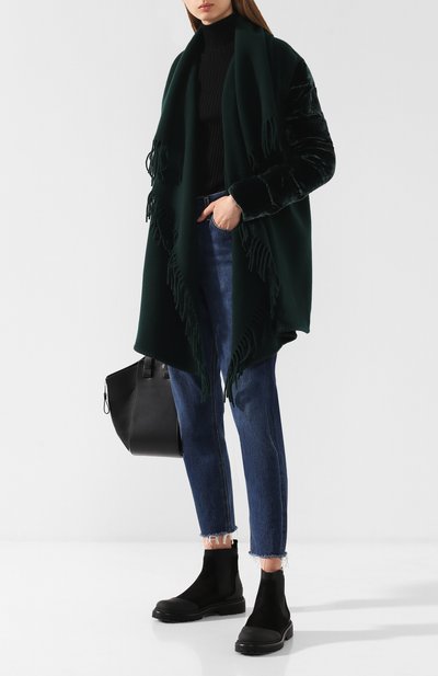 Шерстяной кардиган с бахромой MONCLER, арт. D2-093-00877-05-0993B, фото 2