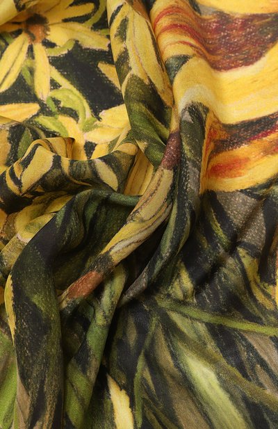 Шелковый платок полевые цветы GOURJI, арт. T23FL7R, фото 4