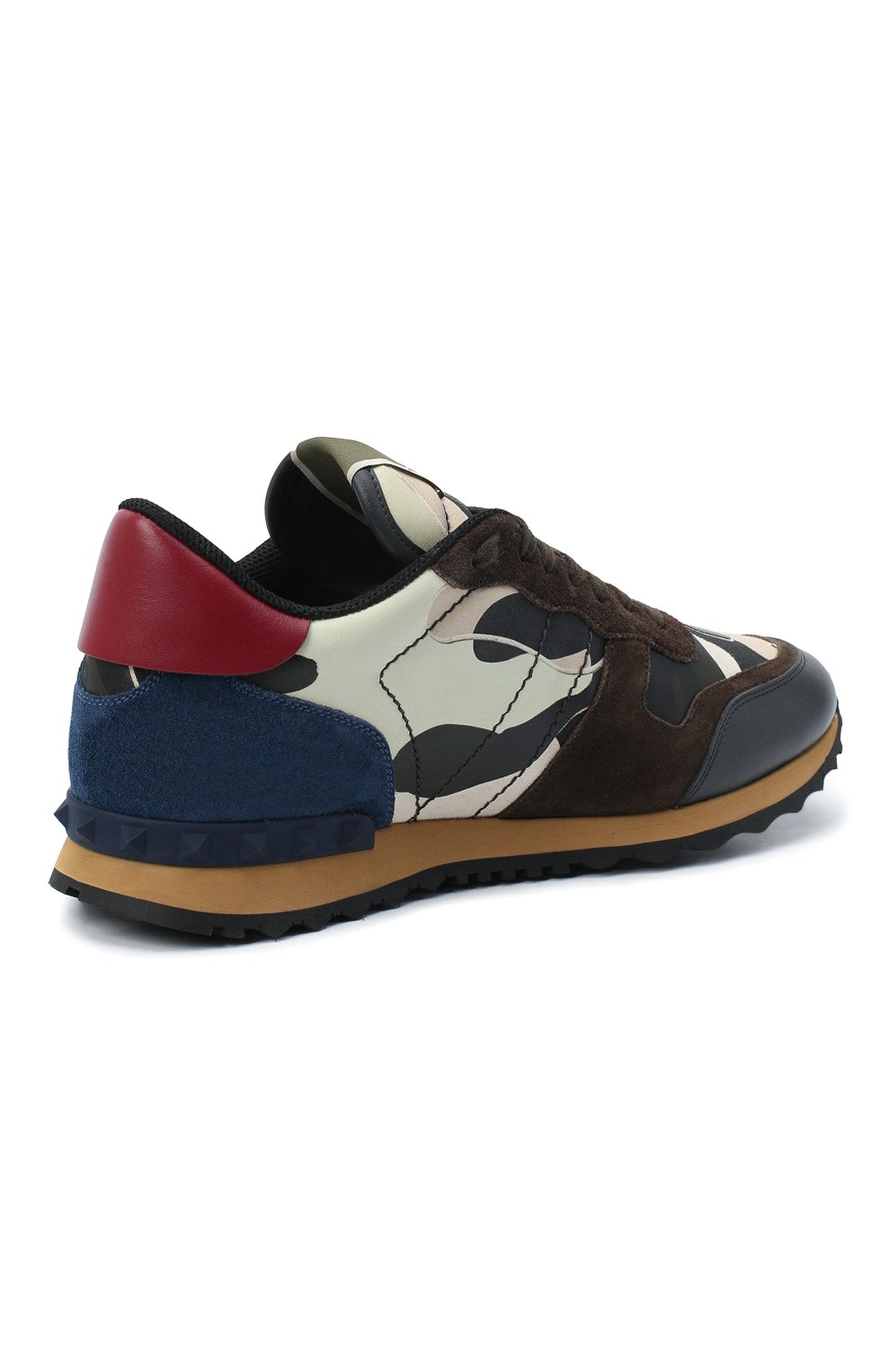 Комбинированные кроссовки rockrunner с камуфляжным принтом VALENTINO, арт. MY0S0723/TCC, фото 4