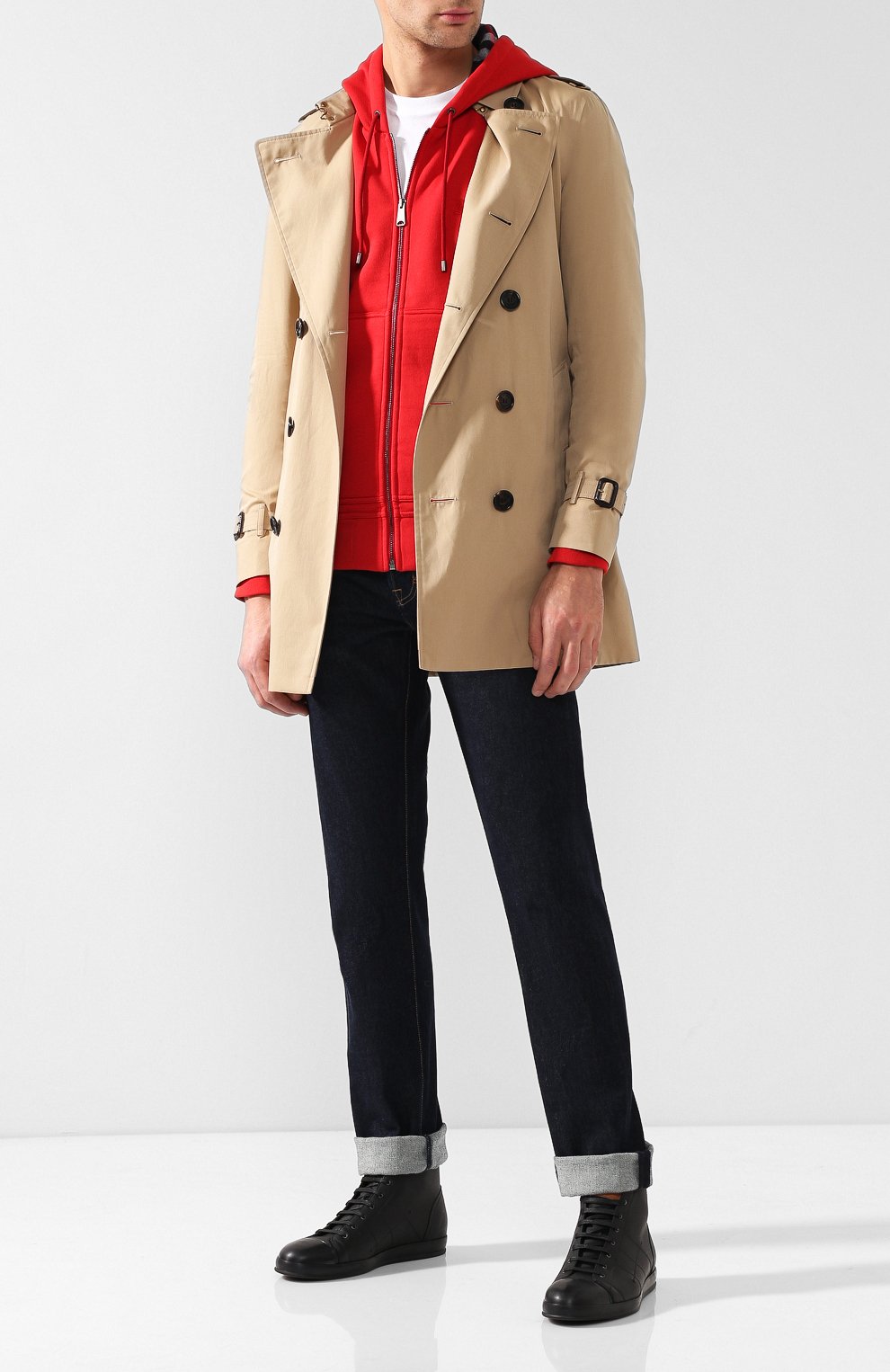 Высокие кожаные кеды condros на шнуровке BALLY черного цвета по цене 56850 руб., арт. C0NDR0S/30/DEER, фото 2 Высокие кожаные кеды condros на шнуровке BALLY, арт. C0NDR0S/30/DEER, фото 2