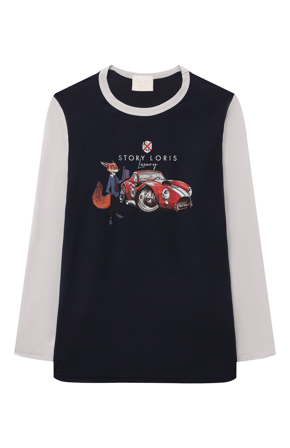 Пижама STORY LORIS темно-синего цвета по цене 16500 руб., арт. 36192/2A-6A, фото 2 Пижама STORY LORIS, арт. 36192/2A-6A, фото 2