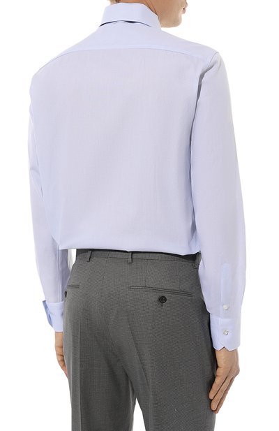 Хлопковая сорочка ZEGNA, арт. 601037A6/9MS0BA, фото 5