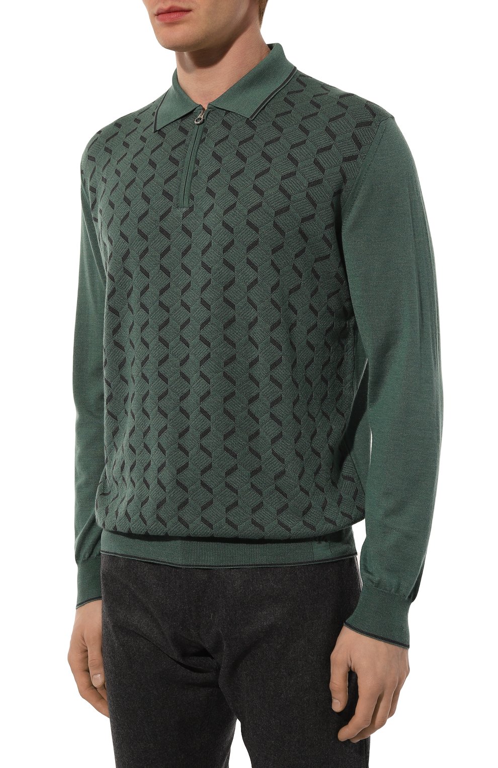 Поло из шерсти и шелка STEFANO RICCI, арт. KE08013P30/E24475, фото 3