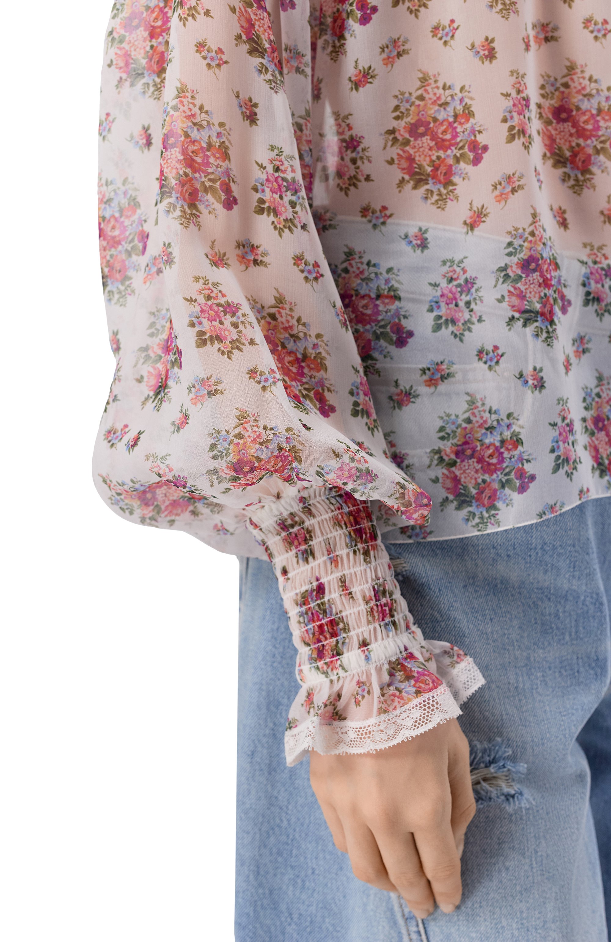 Блузка из шелка и хлопка DOLCE & GABBANA, арт. F7BK3T/IS10F, фото 5