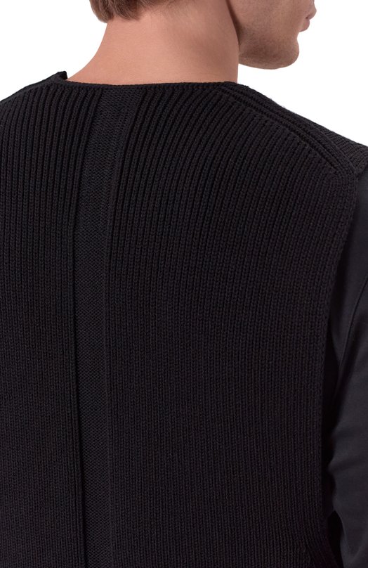 Шерстяной жилет Rick Owens RR02E1683/KWVH Чёрный  RR02E1683/KWVH Фото 5