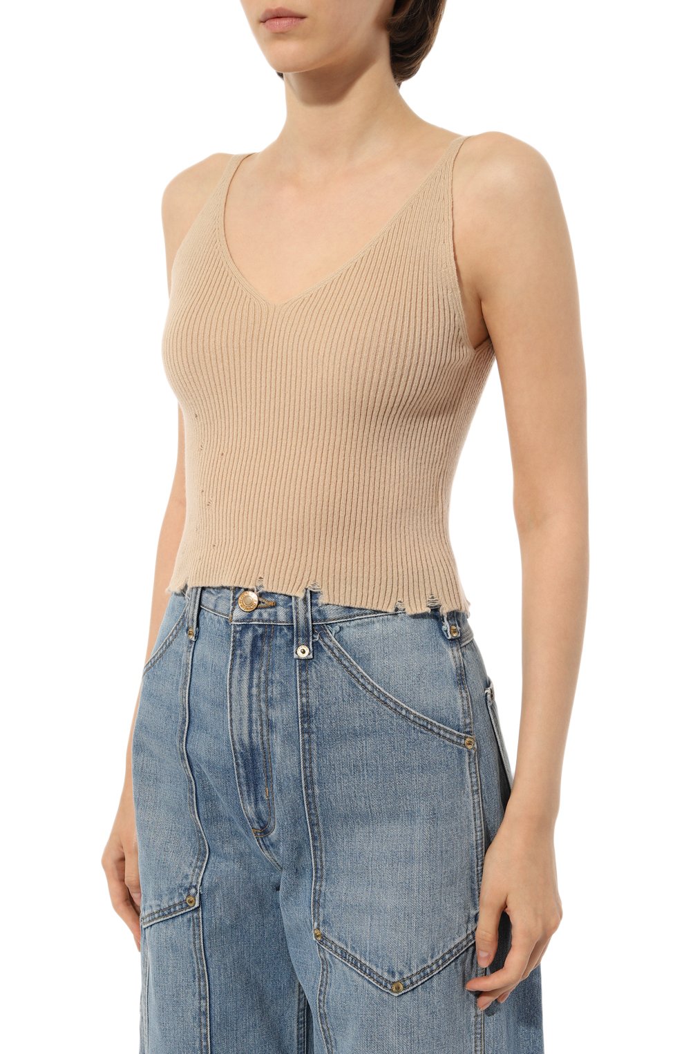 Кашемировый топ AND THE BRAND, арт. W24-TP023-1401-102, фото 3