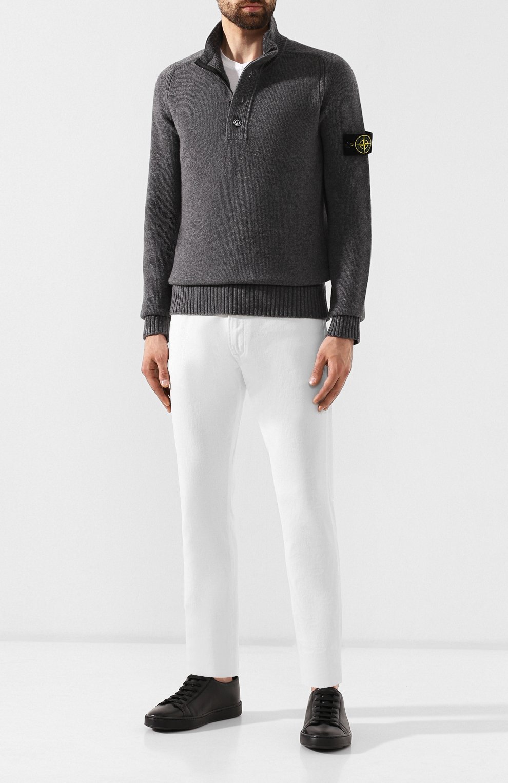 Шерстяной свитер STONE ISLAND, арт. 7115532A3, фото 2