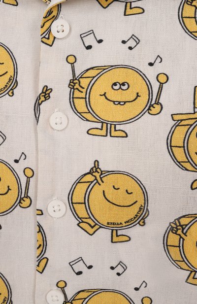 Рубашка из хлопка и льна STELLA MCCARTNEY, арт. TY5501, фото 3