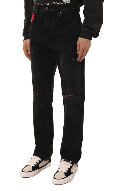 Джинсы AMIRI черного цвета по цене 114500 руб., арт. AMDNGH1027, фото 3 Джинсы AMIRI, арт. AMDNGH1027, фото 3