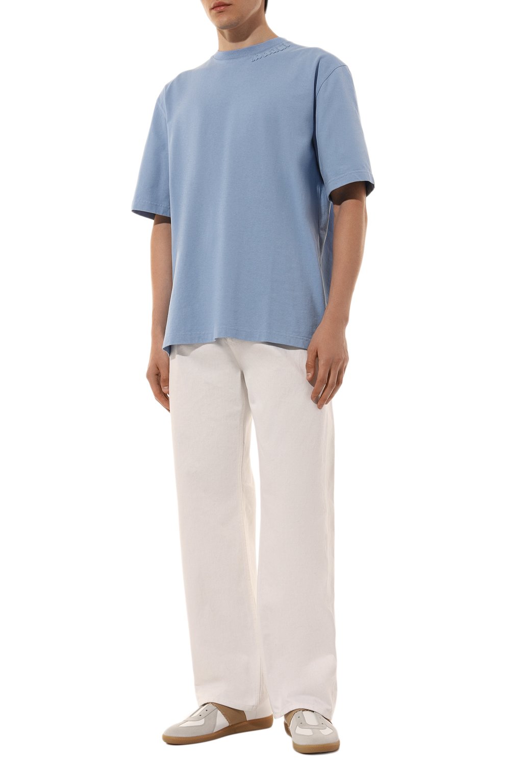 Хлопковая футболка MARNI, арт. HUMU0287X0/UTC406, фото 2