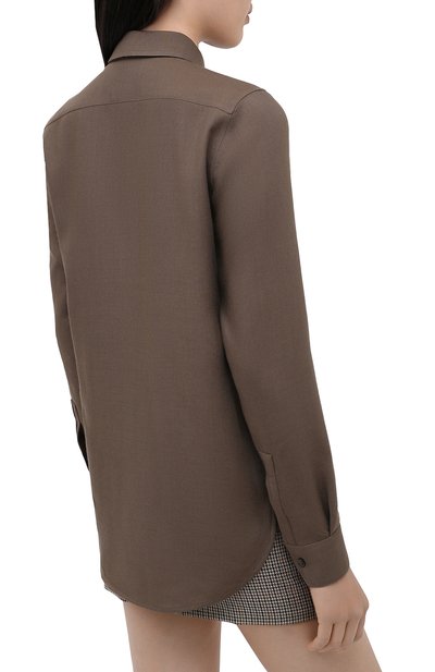 Шерстяная рубашка SAINT LAURENT, арт. 626941/Y768J, фото 4