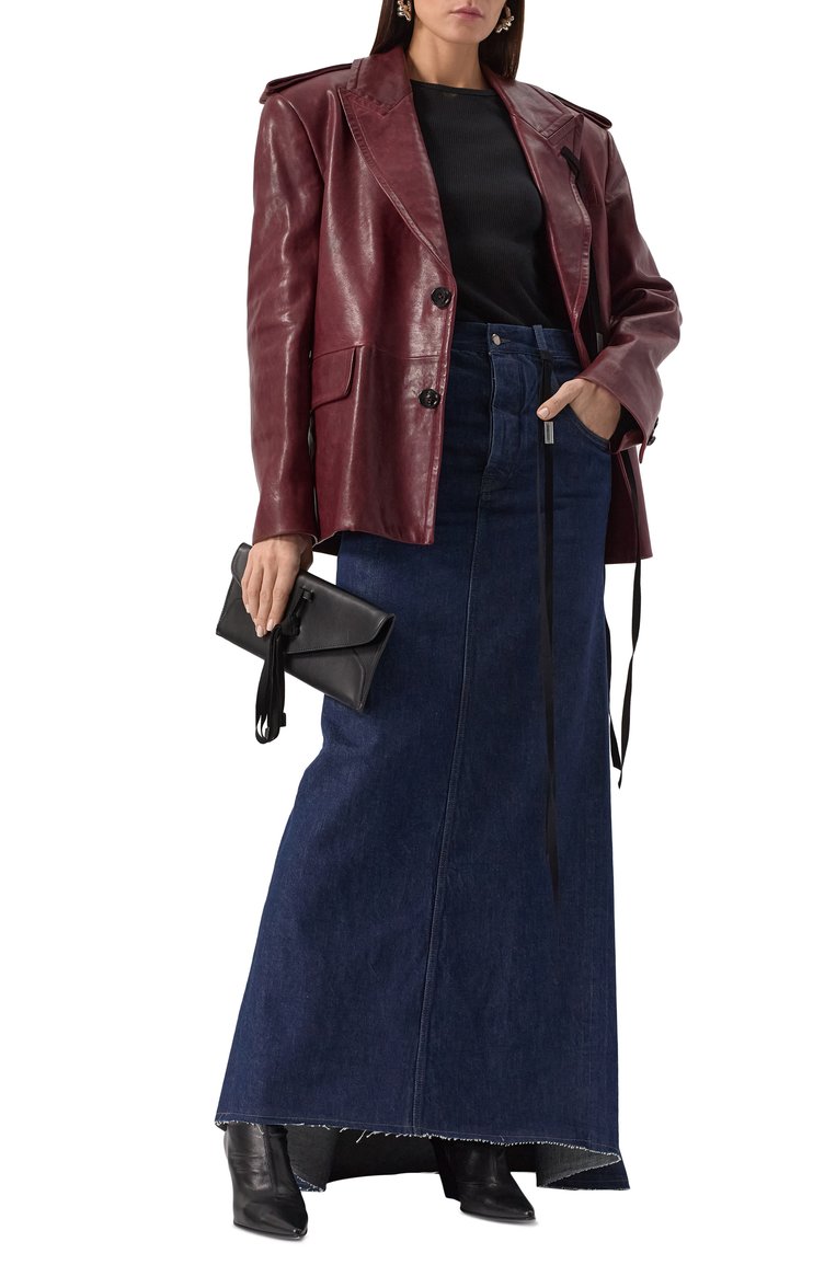 Женский клатч terri small ANN DEMEULEMEESTER черного цвета, арт. B0012605/LT128 | Фото 6 (Размер: small; Материал сплава: Проставлено; Материал: Натуральная кожа; Драгоценные камни: Проставлено; Женское Кросс-КТ: Клатч-клатчи)