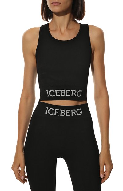 Топ ICEBERG черного цвета по цене 15700 руб., арт. 22I I2P0/TA13/6303, фото 3 Топ ICEBERG, арт. 22I I2P0/TA13/6303, фото 3
