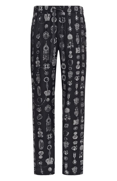 Мужские шелковые домашние брюки DOLCE & GABBANA, арт. GVCRAT/IS1ZV