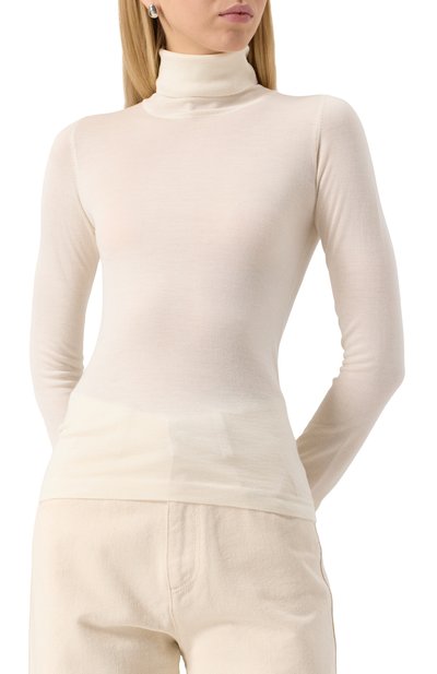 Водолазка из кашемира и шелка BRUNELLO CUCINELLI, арт. M13800063, фото 3