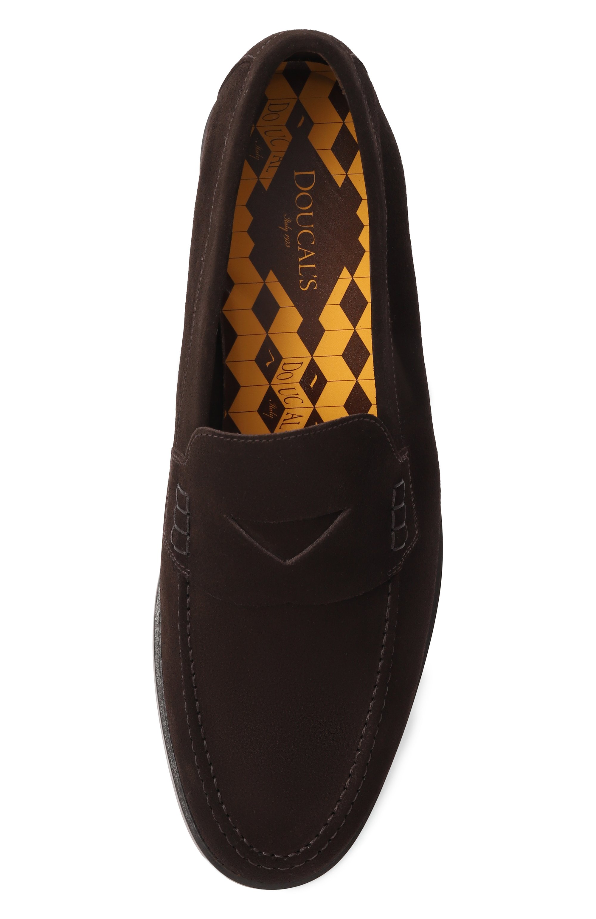 Замшевые пенни-лоферы DOUCAL'S, арт. DU3397MARIUY009T, фото 6