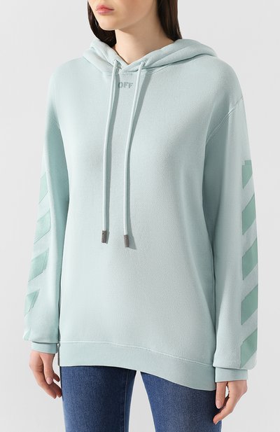 Хлопковое худи OFF-WHITE, арт. 0WBB032S19D970833131, фото 3