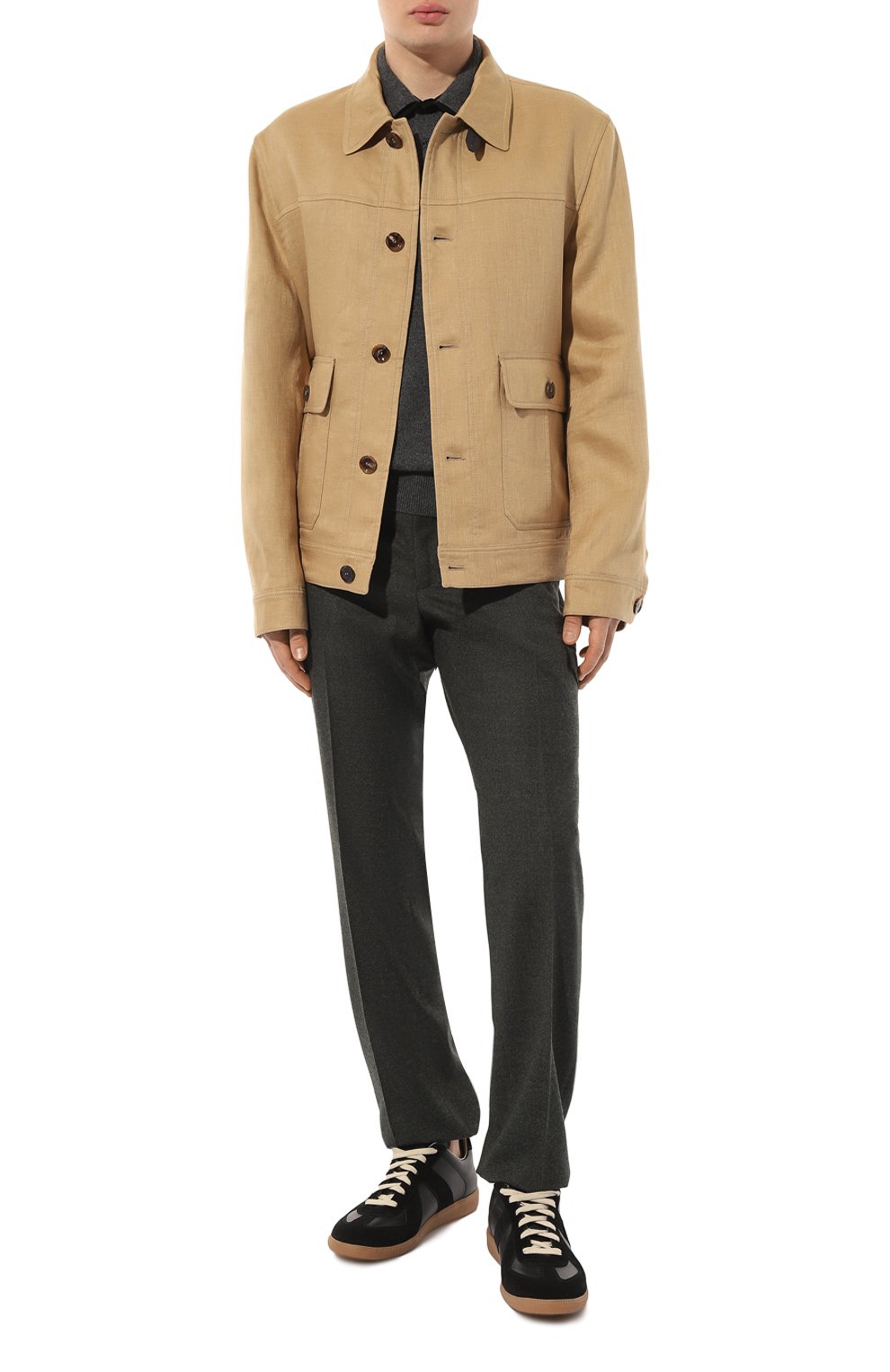 Шерстяные брюки-карго STEFANO RICCI хаки цвета по цене 126500 руб., арт. M1T3300160/W0002I, фото 2 Шерстяные брюки-карго STEFANO RICCI, арт. M1T3300160/W0002I, фото 2