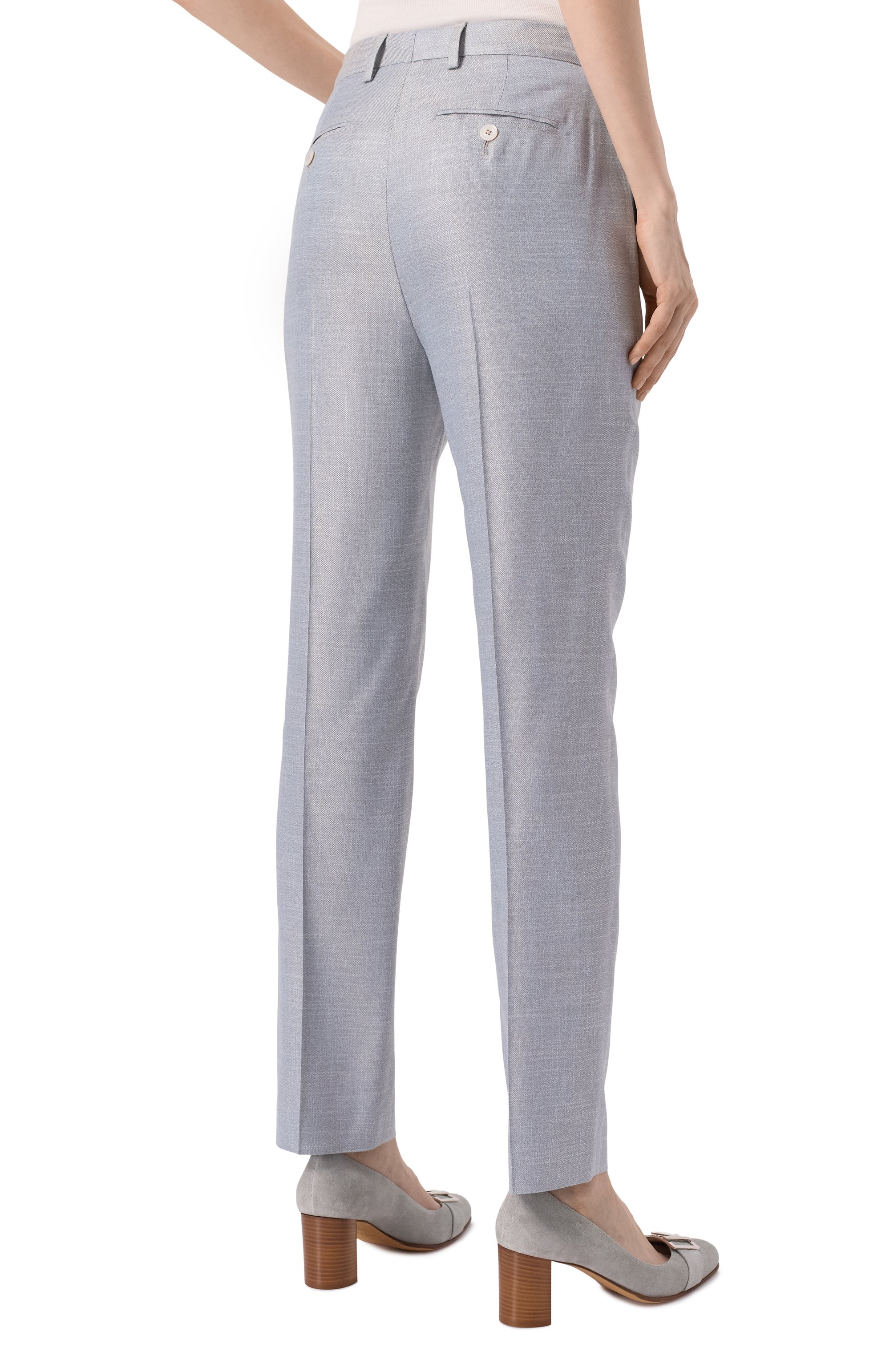 Брюки из вискозы KITON, арт. D48125K0919B09, фото 4