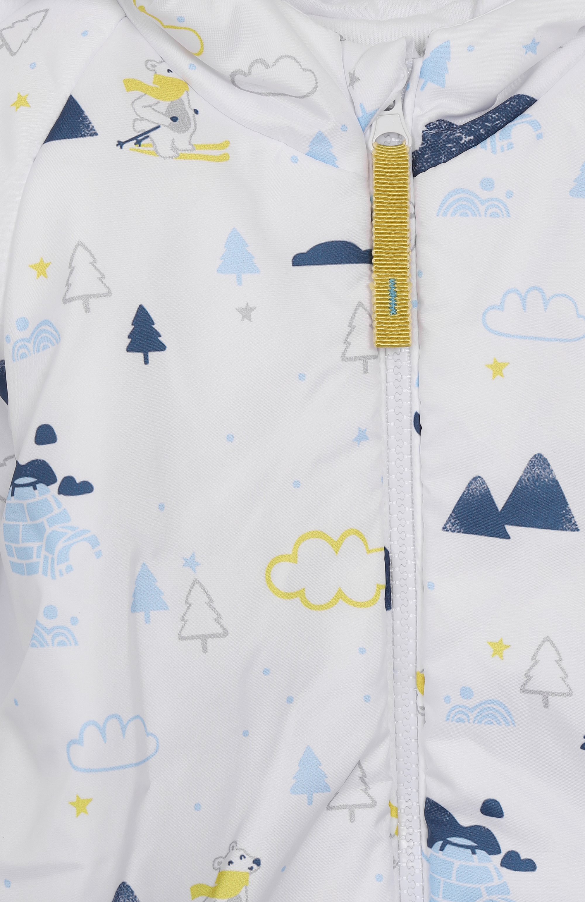 Пуховый комплект на выписку северный мишка CHEPE, арт. 391015, фото 8