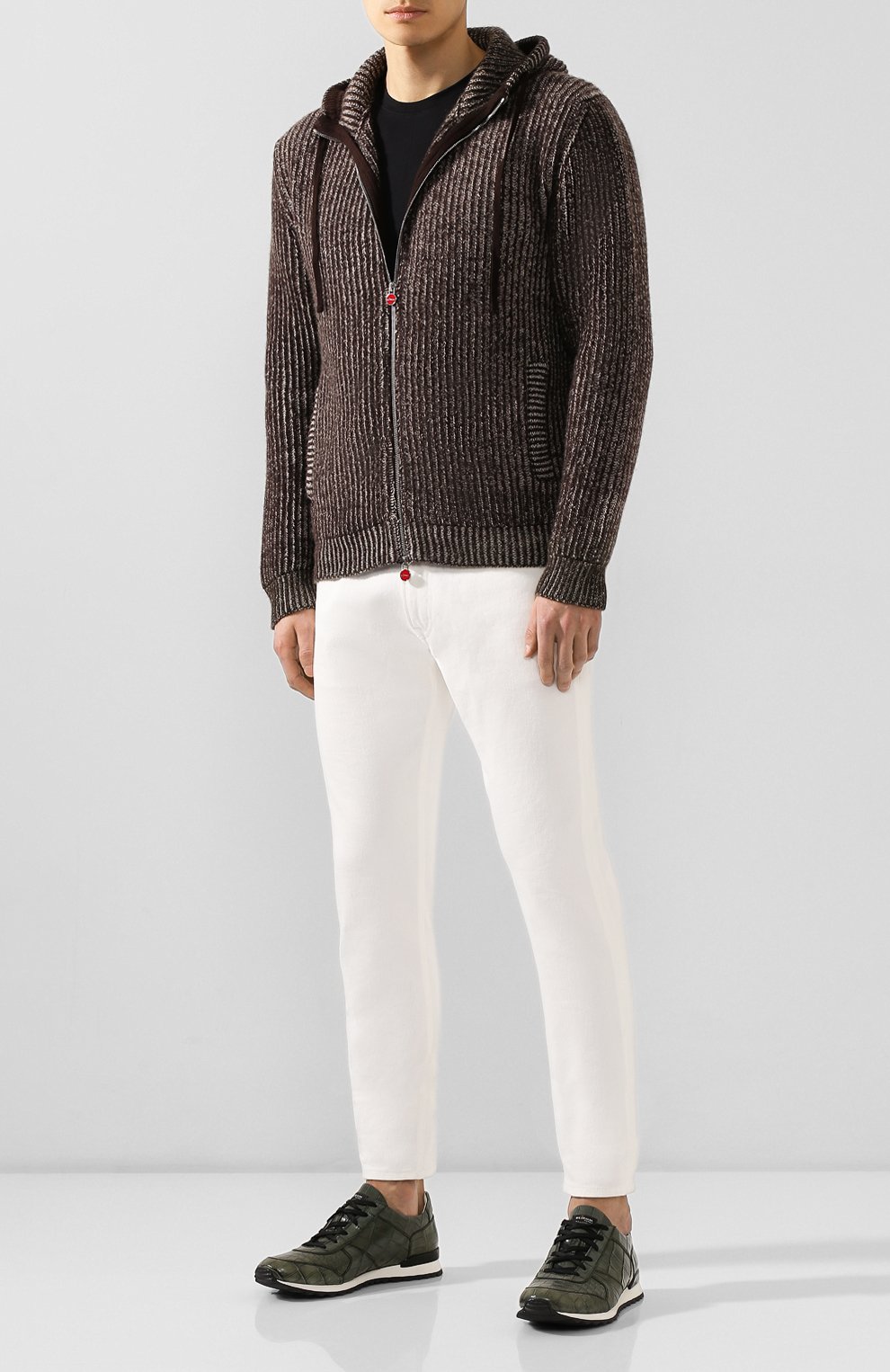 Кроссовки из кожи крокодила KITON, арт. USSVLAN/N00102, фото 2