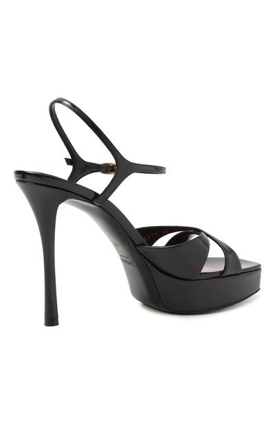 Лакированные босоножки debbie 110 SAINT LAURENT, арт. 820579/1TV00, фото 5