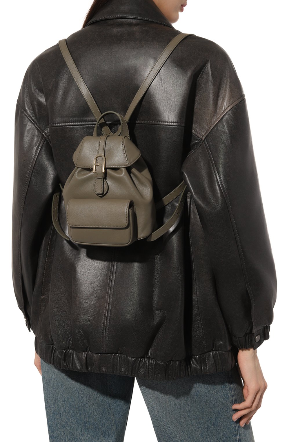 Рюкзак flow FURLA коричневого цвета по цене 47500 руб., арт. WB01291/BX2045, фото 2 Рюкзак flow FURLA, арт. WB01291/BX2045, фото 2