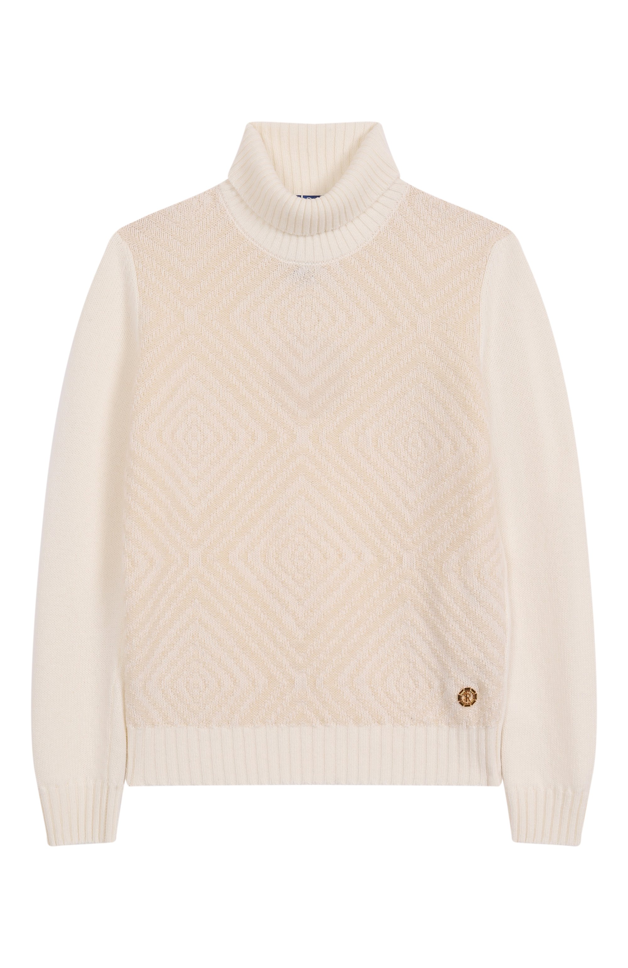 Свитер из кашемира и шерсти STEFANO RICCI JUNIOR кремового цвета по цене 75100 руб., арт. KY08095D01/Y25373, фото 1 Свитер из кашемира и шерсти STEFANO RICCI JUNIOR, арт. KY08095D01/Y25373, фото 1