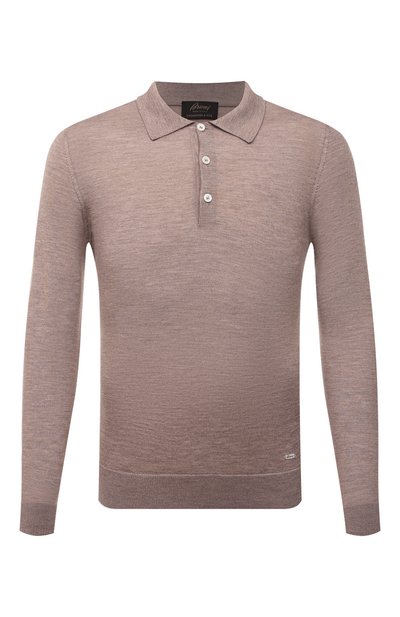 Мужская поло из кашемира и шелка BRIONI, арт. UMR30L/P1K82
