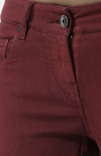 Однотонные джинсы прямого кроя BRUNELLO CUCINELLI, арт. M0H43P5153, фото 5