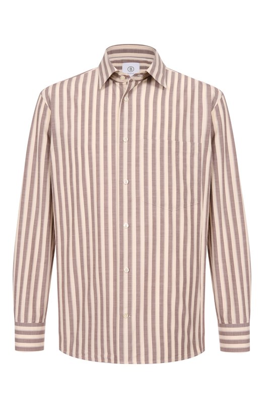 Хлопковая рубашка Bogner 58791224 Бежевый 58791224