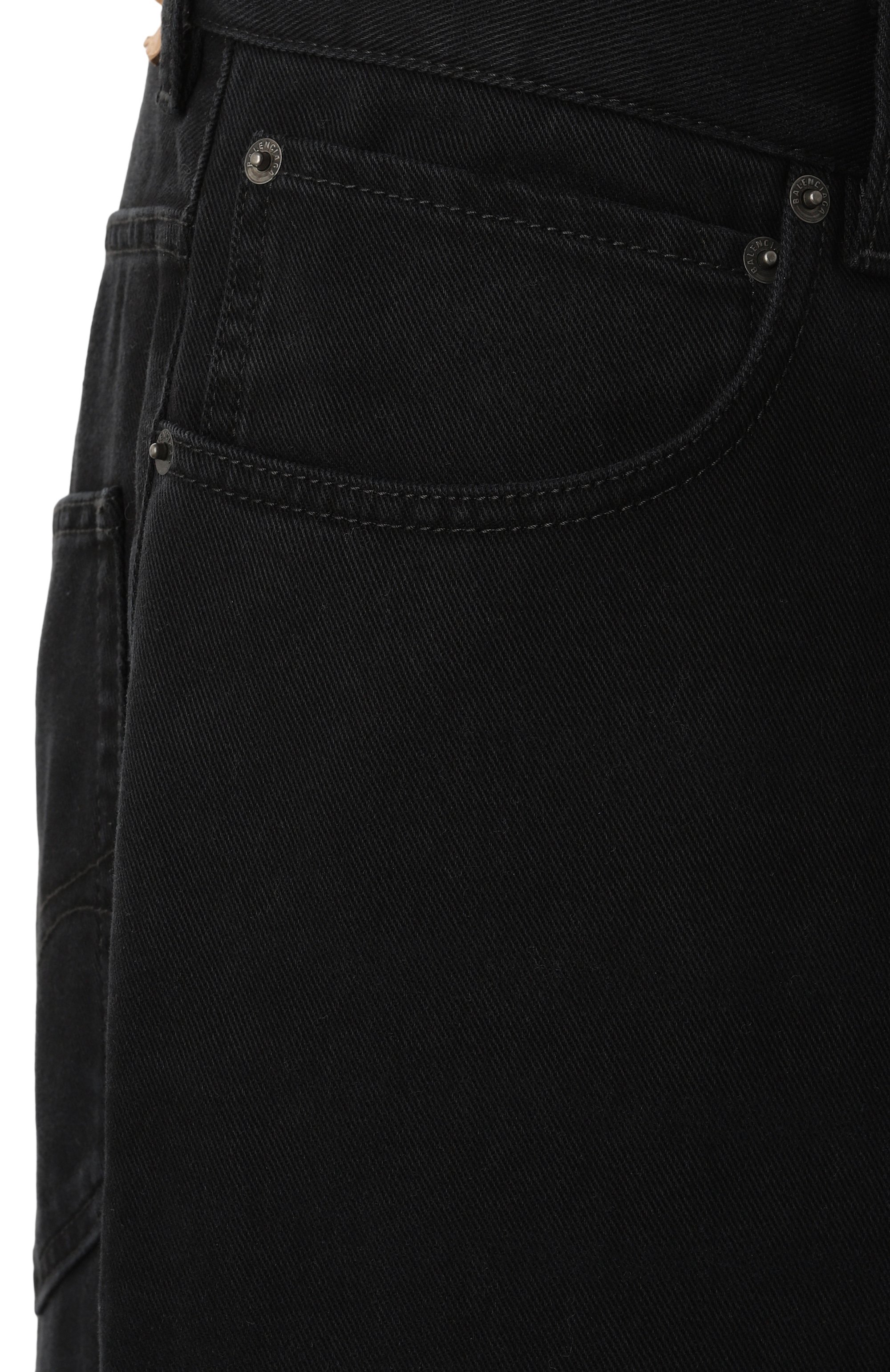 Джинсы BALENCIAGA черного цвета по цене 128000 руб., арт. 745213/TQW83, фото 6 Джинсы BALENCIAGA, арт. 745213/TQW83, фото 6