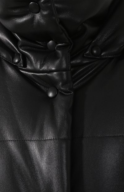 Пальто с капюшоном NANUSHKA, арт. ESKA_BLACK_VEGAN LEATHER, фото 5
