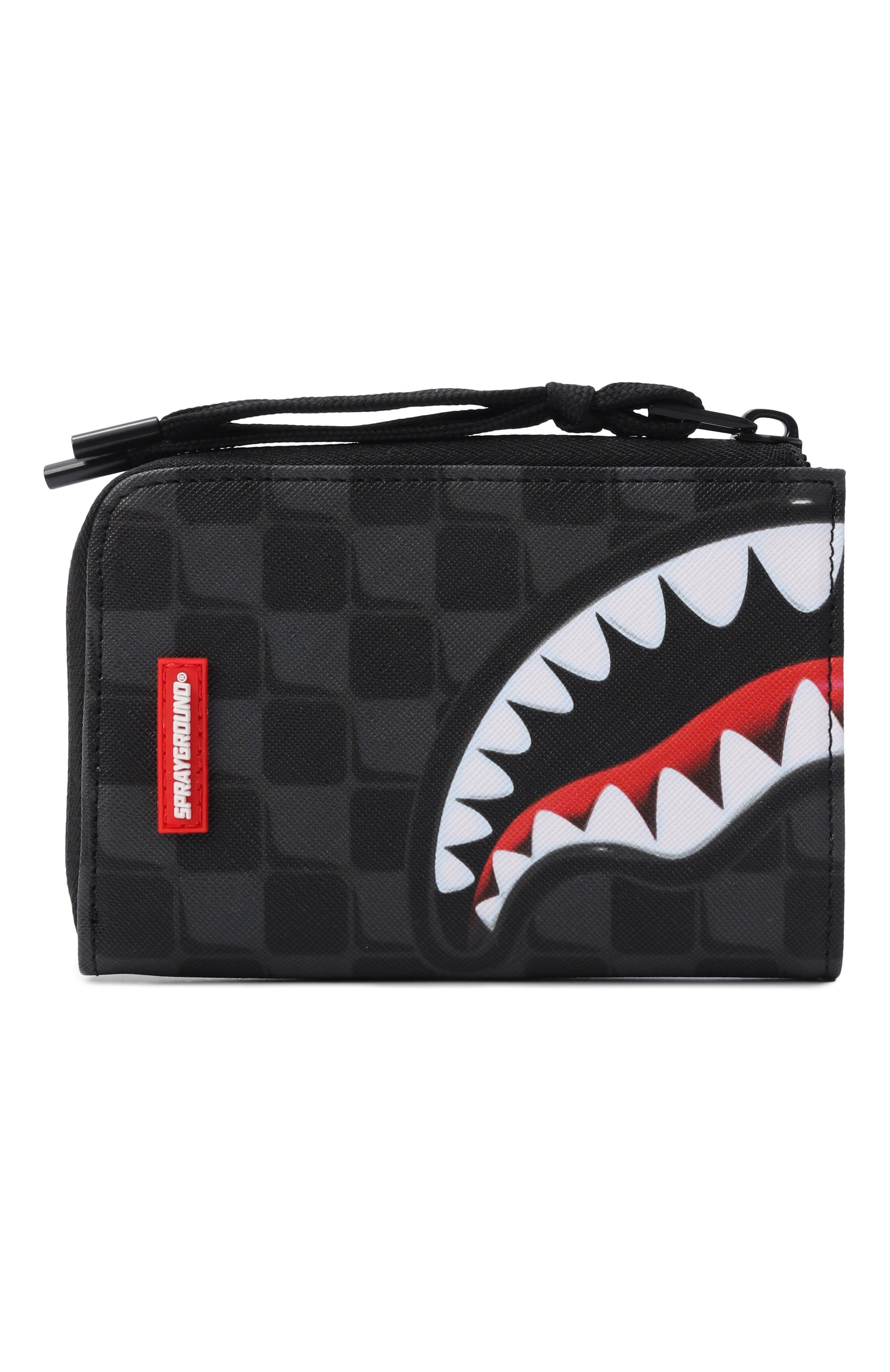 Кошелек sip balloon SPRAYGROUND темно-серого цвета по цене 6690 руб., арт. 910W8949NSZ/SIP BALL00N BLACK WALLET, фото 1 Кошелек sip balloon SPRAYGROUND, арт. 910W8949NSZ/SIP BALL00N BLACK WALLET, фото 1