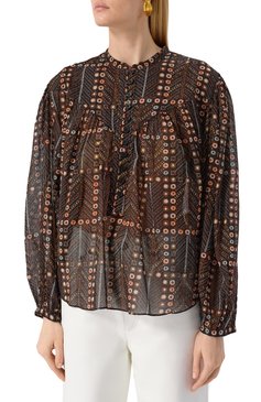 Хлопковая блузка ISABEL MARANT ETOILE, арт. 25PHT0022FA-C1J19E, фото 3