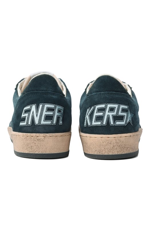 Замшевые кеды Ball Star Golden Goose Deluxe Brand GWF00117.F006680 Зелёный  GWF00117.F006680 Фото 7