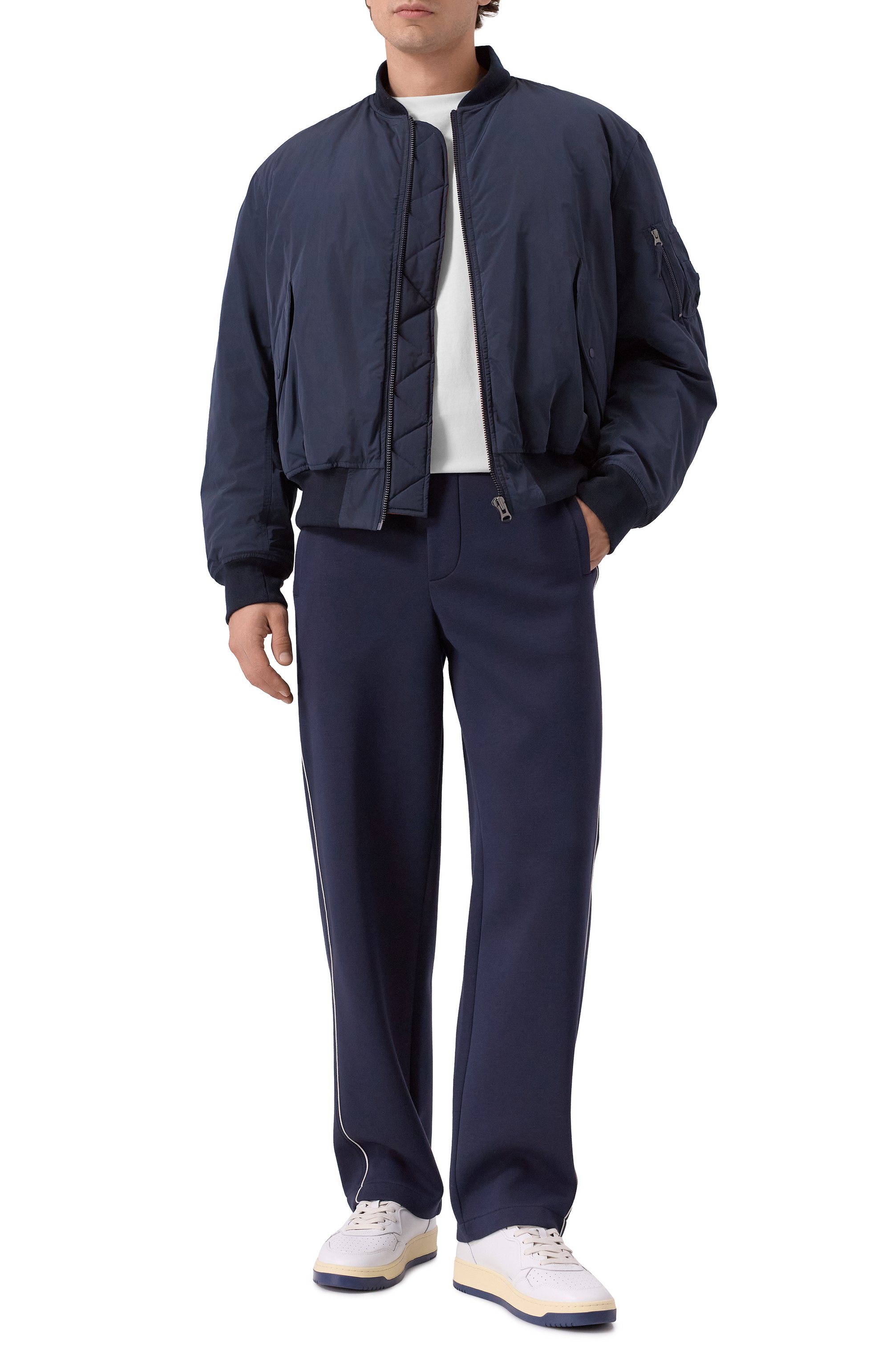 Кожаные кеды medalist AUTRY белого цвета по цене 28050 руб., арт. A1UNAULMMK01, фото 2 Кожаные кеды medalist AUTRY, арт. A1UNAULMMK01, фото 2