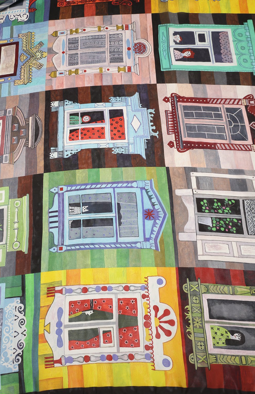 Шелковая шаль окна GOURJI, арт. T21WIN7R, фото 5